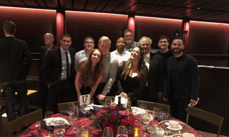 Group photo at All for the Hall.